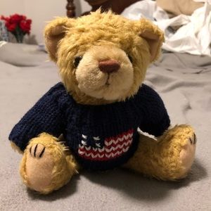 6” jointed bear with sweater
